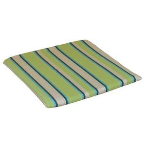 Poly Bistro Chair Seat Cushion Cushions & Pillows Lime Stripe