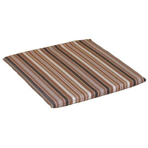 Poly Bistro Chair Seat Cushion Cushions & Pillows Maroon Stripe