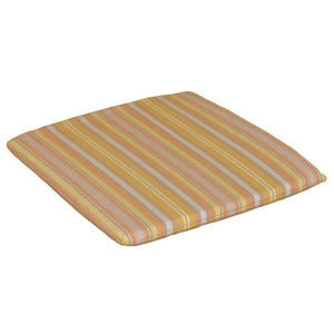 Poly Bistro Chair Seat Cushion Cushions & Pillows Orange Stripe
