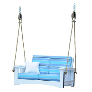 Poly Lounge Rope Swing - The Charming Bench Company