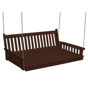 Poly Traditional English Swingbed Porch Swing Beds