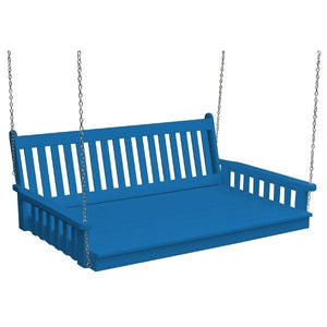 Poly Traditional English Swingbed Porch Swing Beds