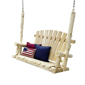 Rustic Cedar Porch Swing