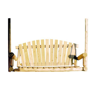 Rustic Cedar Porch Swing