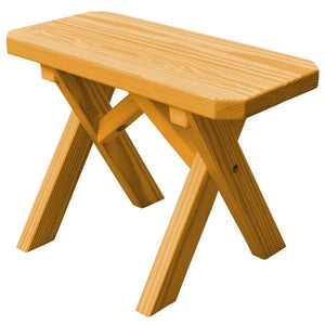 Pressure Treated Pine Crossleg Bench Picnic Benches 2ft / Natural Stain