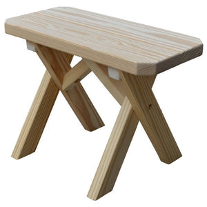 Pressure Treated Pine Crossleg Bench Picnic Benches 2ft / Unfinished