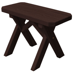 Pressure Treated Pine Crossleg Bench Picnic Benches 2ft / Walnut Stain