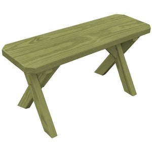 Pressure Treated Pine Crossleg Bench Picnic Benches