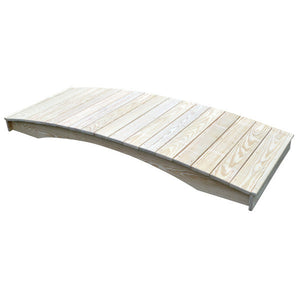 Pressure Treated Pine Plank Garden Bridge Garden Bridge 3' x 8' / Unfinished