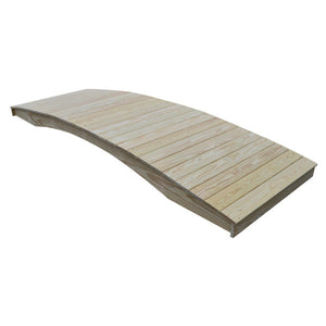 Pressure Treated Pine Plank Garden Bridge Garden Bridge 4' x 10' / Unfinished