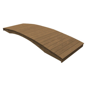 Pressure Treated Pine Plank Garden Bridge Garden Bridge 4' x 12' / Mashroom