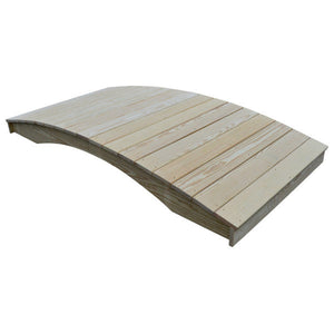 Pressure Treated Pine Plank Garden Bridge Garden Bridge 4' x 8' / Unfinished