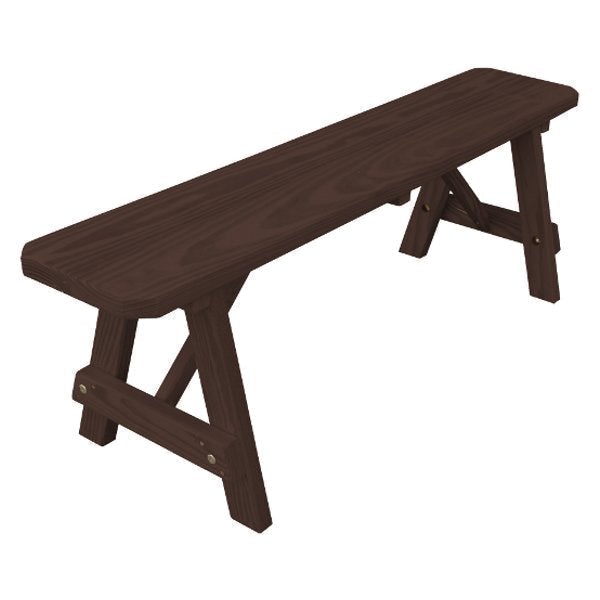 Pressure Treated Pine Traditional Bench Picnic Benches 5ft / Walnut Stain