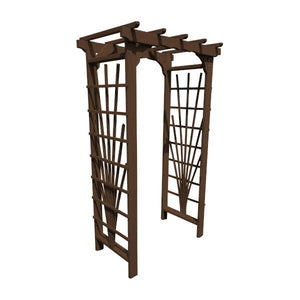 Pressure Treated Yellow Pine Concord Arbor Porch Swing Stand 3ft / Walnut Stain