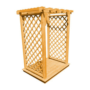 Pressure Treated Yellow Pine Covington Arbor & Deck Porch Swing Stand 4ft / Natural Stain