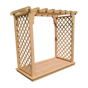 Pressure Treated Yellow Pine Covington Arbor & Deck Porch Swing Stand 6ft / Unfinished