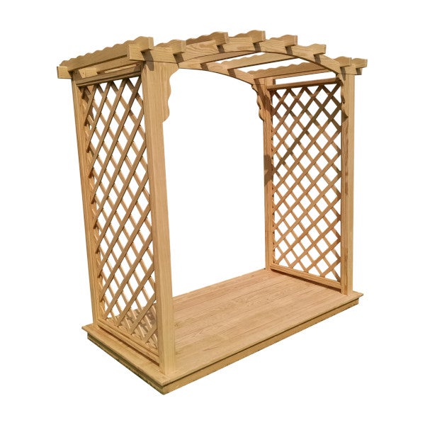Pressure Treated Yellow Pine Jamesport Arbor &amp; Deck Porch Swing Stand 6ft / Unfinished
