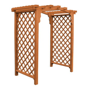 Pressure Treated Yellow Pine Jamesport Arbor Porch Swing Stand 5ft / Cedar Stain
