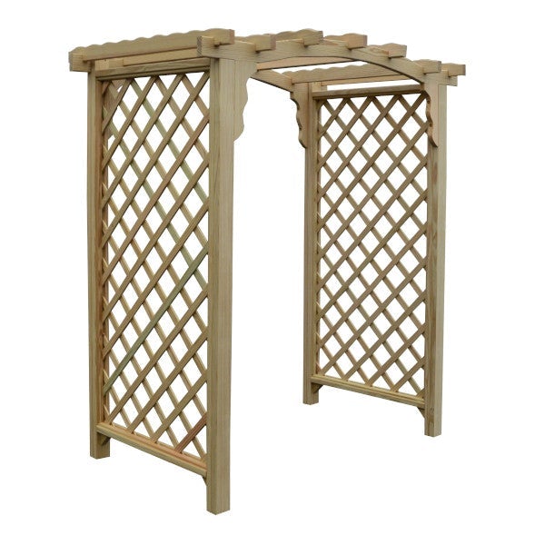 Pressure Treated Yellow Pine Jamesport Arbor Porch Swing Stand 5ft / Unfinished
