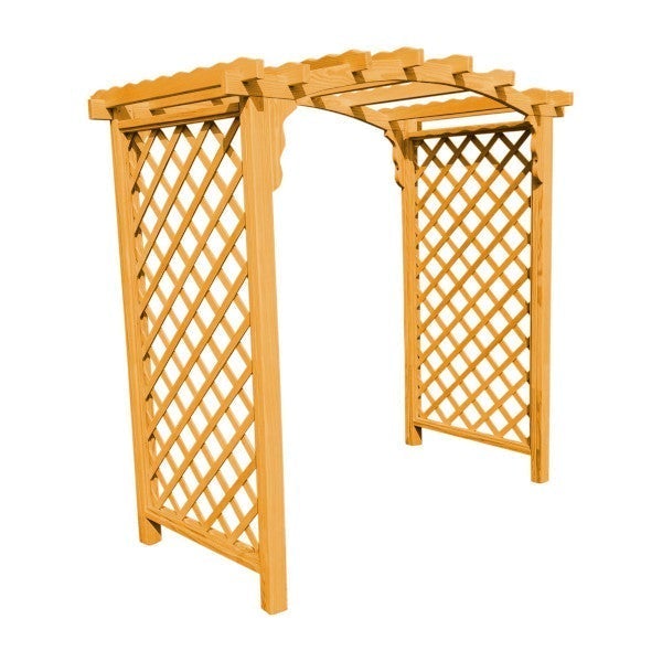 Pressure Treated Yellow Pine Jamesport Arbor Porch Swing Stand 6ft / Natural Stain