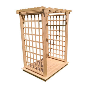 Pressure Treated Yellow Pine Lexington Arbor & Deck Porch Swing Stand 4ft / Unfinished