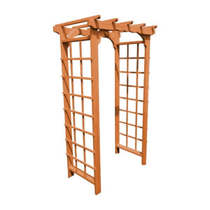 Pressure Treated Yellow Pine Morgan Arbor Porch Swing Stand 3ft / Cedar Stain