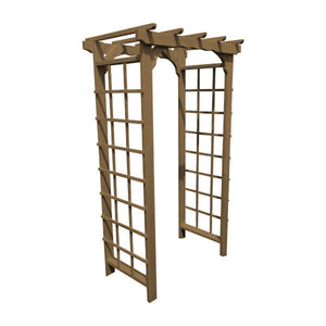 Pressure Treated Yellow Pine Morgan Arbor Porch Swing Stand 3ft / Mushroom Stain