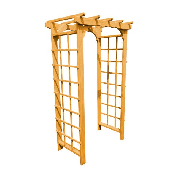 Pressure Treated Yellow Pine Morgan Arbor Porch Swing Stand 3ft / Natural Stain
