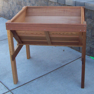 Raised Vegetable Garden Bin Garden Bin