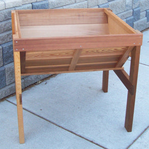 Raised Vegetable Garden Bin Garden Bin