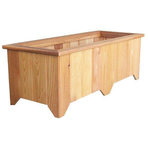 Rectangular Cedar Planter Planters Box / cedar planters for sale