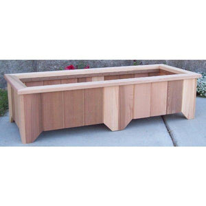 Rectangular Cedar Planter Planters Box / cedar planters for sale