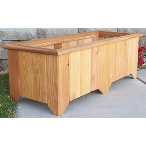 Rectangular Cedar Planter Planters Box / cedar planters for sale