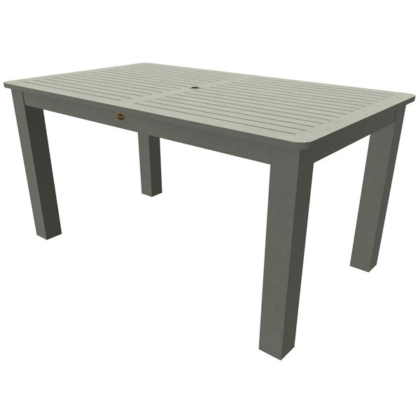 Rectangular Counter Table Dining Table 42&quot; x 72” Table / Coastal Teak