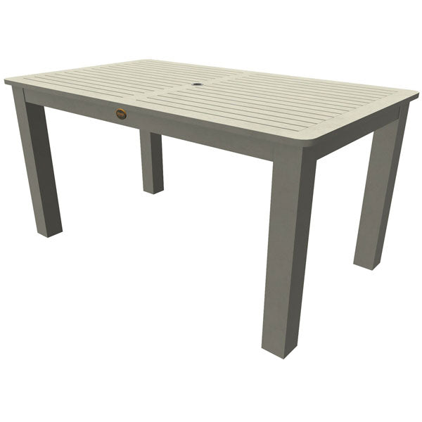 Rectangular Counter Table Dining Table 42&quot; x 72” Table / Harbor Gray