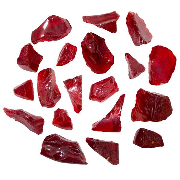 Recycled Fire Glass Fire Glass Red