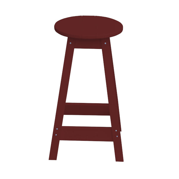 Recycled Plastic Counter Stool Stool Round / Cherrywood