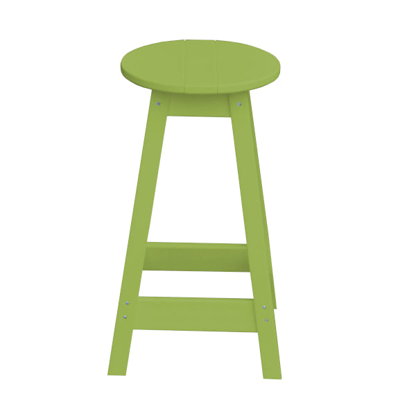 Recycled Plastic Counter Stool Stool Round / Tropical Lime