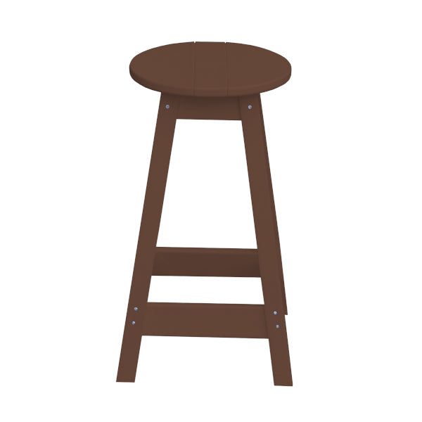Recycled Plastic Counter Stool Stool Round / Tudor Brown