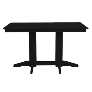 Recycled Plastic Counter Table Counter Table 5ft / Black / Without Umbrella Hole