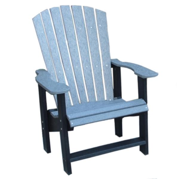 Recycled Plastic Heritage Upright Adirondack Chair