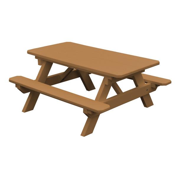 Recycled Plastic Kids Table Kids Table Cedar / Without Umbrella Hole