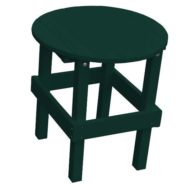 Recycled Plastic Poly Round Side Table Side Table