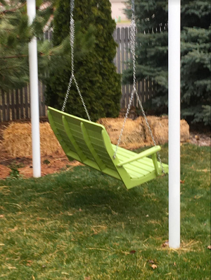Recycled Plastic Poly Winston Porch Swing Porch Swing