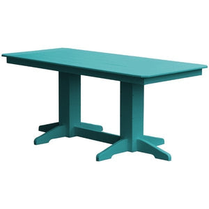 Recycled Plastic Rectangular Dining Table Dining Table