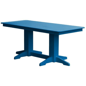 Recycled Plastic Rectangular Dining Table Dining Table