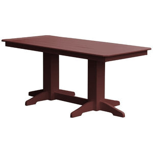 Recycled Plastic Rectangular Dining Table Dining Table