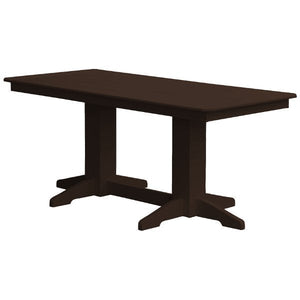 Recycled Plastic Rectangular Dining Table Dining Table