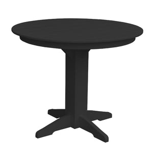 Recycled Plastic Round Counter Table Dining Table