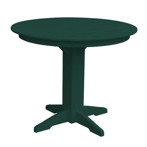 Recycled Plastic Round Counter Table Dining Table